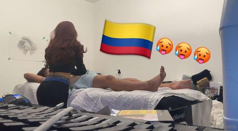 Legit Colombian RMT gives into Monster Asian Cock 2nd Appoin..