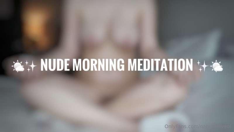 🌤️✨ **NUDE MORNING MEDITATION WITH MOMMY** ✨🌤️
*6mins*

***i..