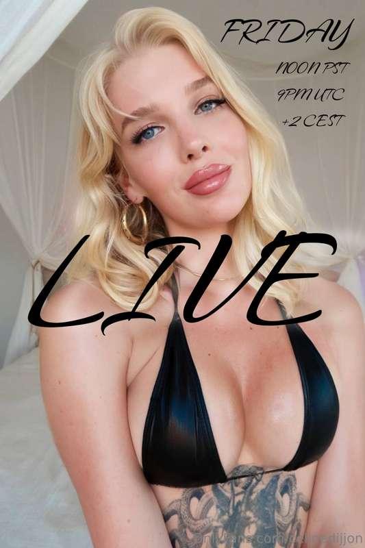***LIVE TODAY*** 🖤
