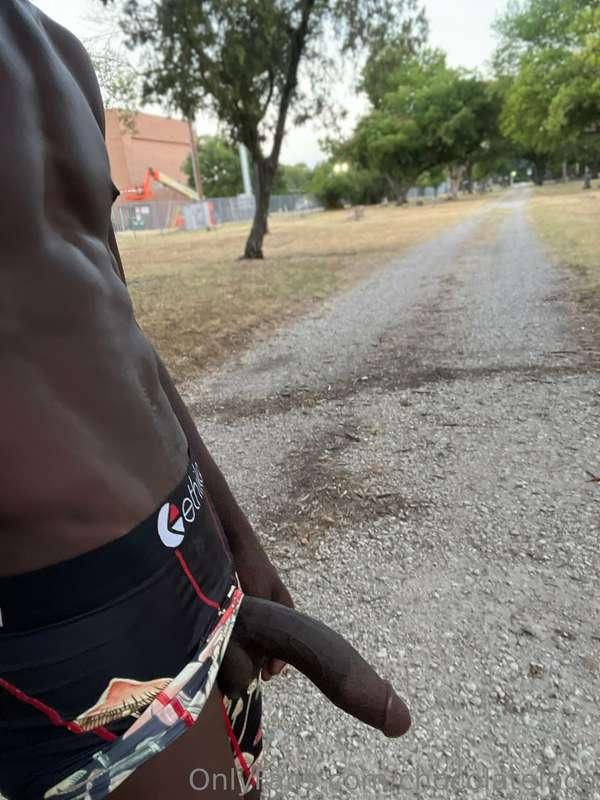 Just @ that park with that dick 😅