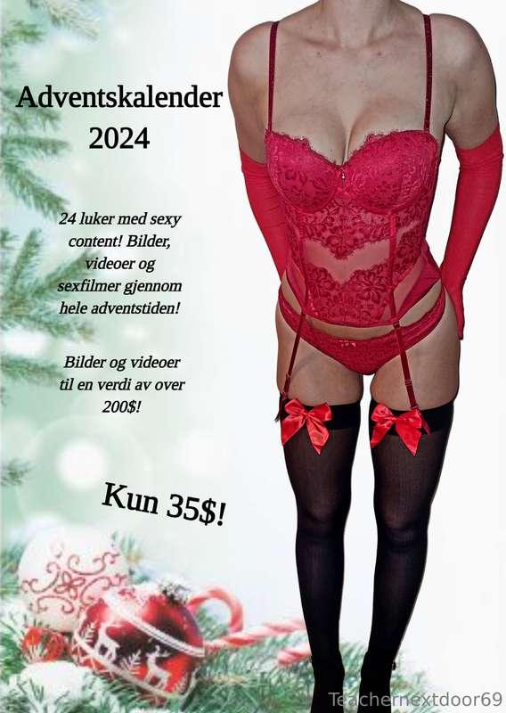 Klar for årets mest sexy julekalender?😍🎄 24 luker med bilder..