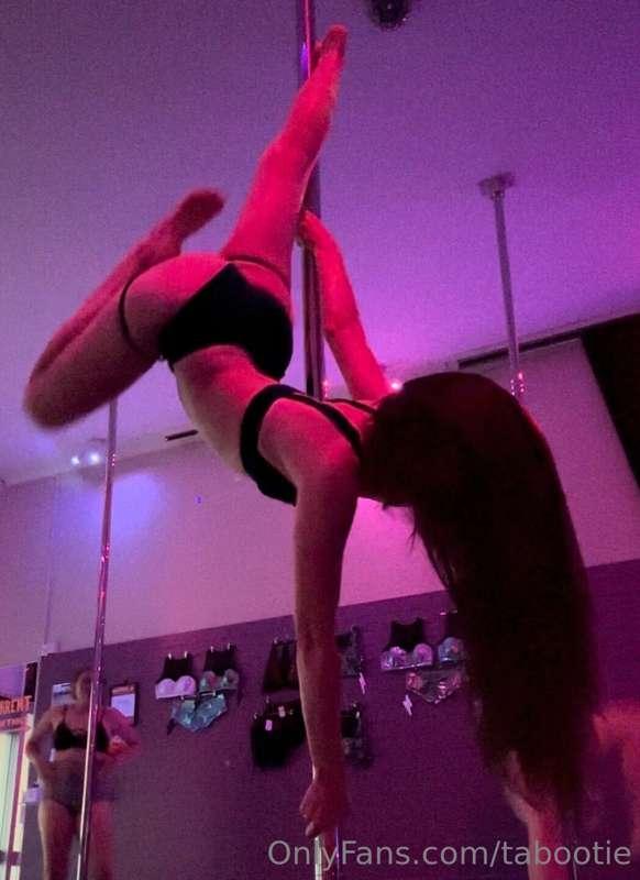 I took about a year off pole but slowly getting back into it..