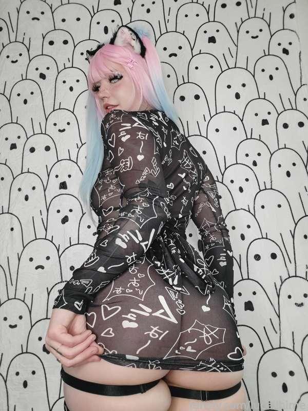 HAPPY NEW YEAR EVERYONE!!!
Why not make your first load of the year to me? 😈💦💦
Thankyou SO MUCH to the amazing sub that got me this outfit &lt;3
#fyp #catgirl #egirl #cosplaygirl #ass #seethrough #mesh #thickthighs #thickass #alt #microbikini 