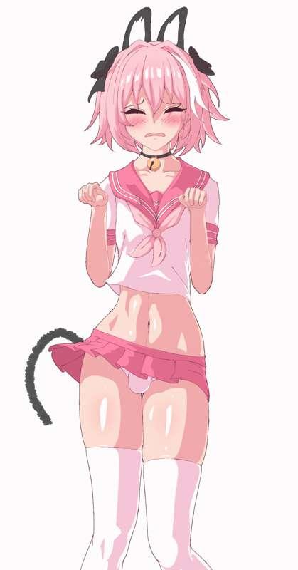 [mp4,gif]Sad Cat Dance Astolfo