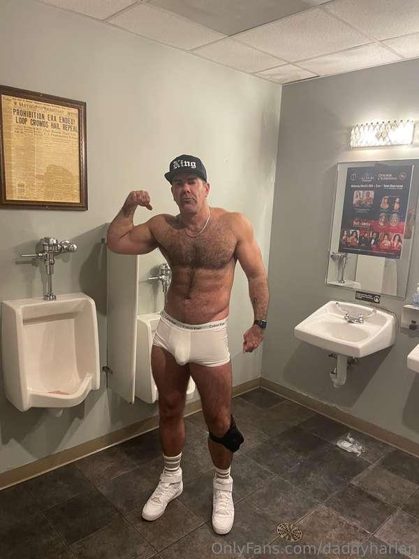 I prefer urinals without a partition, but I’ll find a way to..