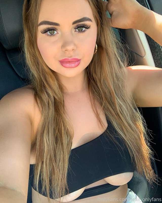 I wonder how long until my big tits slip out of this 😅