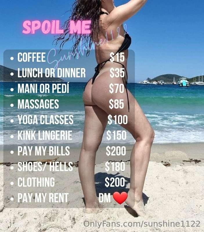## ****I love being a spoiled kinky 👉🏻😳👈🏻
If you want to be ..