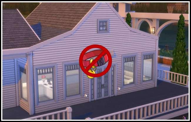 New Mod "No Pets Allowed | Custom Lot Trait"