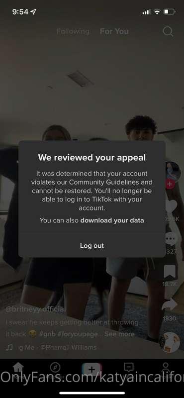 So it looks like my tiktok account is gone 🥺😢 I’ll be making..