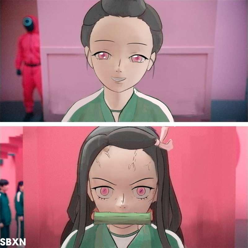 Squid Games Nezuko