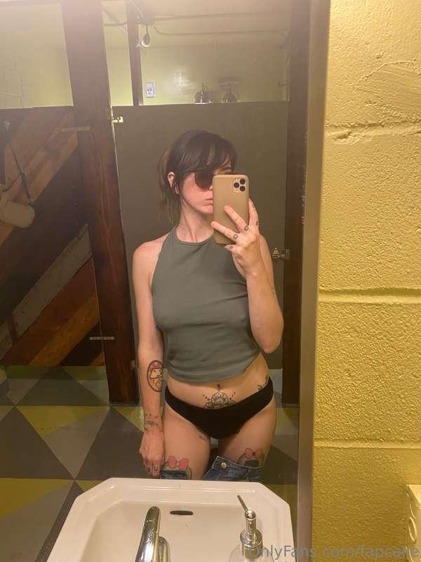 This is what we're doing in the bathrooms for so long.