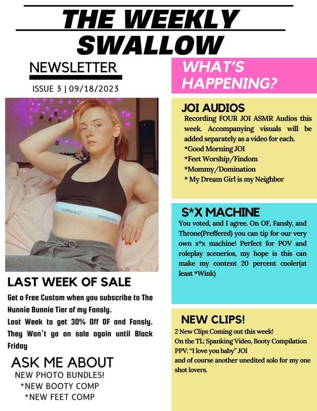 Week of 09/18/2023