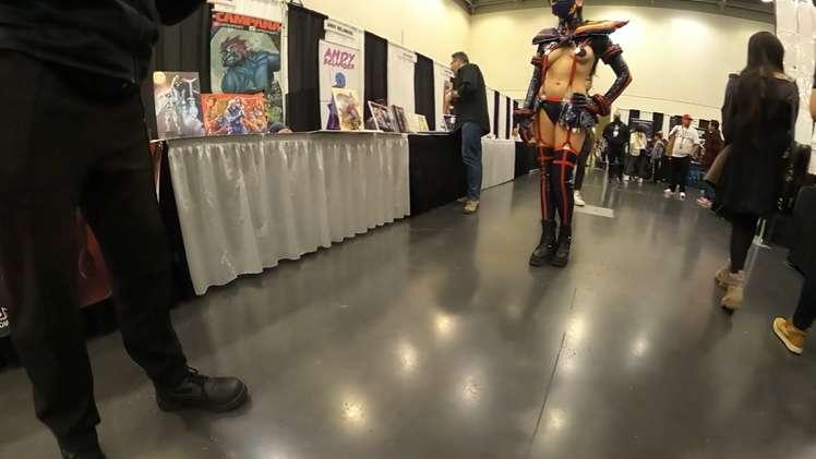 Backside Cosplay at a Convention!