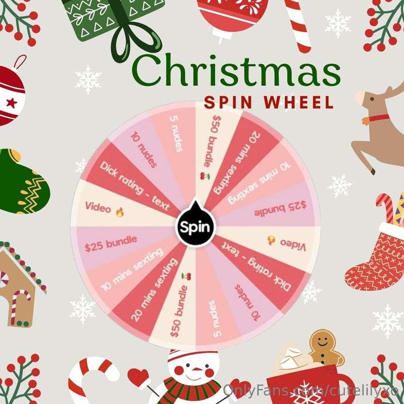 ❄️CHRISTMAS SPIN WHEEL❄️NEW HOTT prizes just added💖 100% Win..