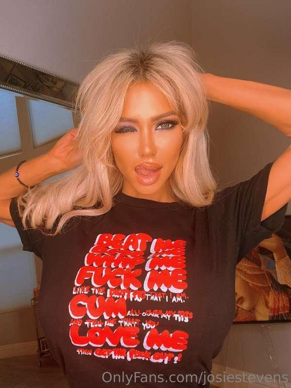Do you like my t shirt? 😜