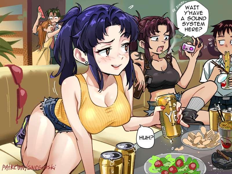 Misato\Revy's favorite mixtape🎷 (+bonus pics)