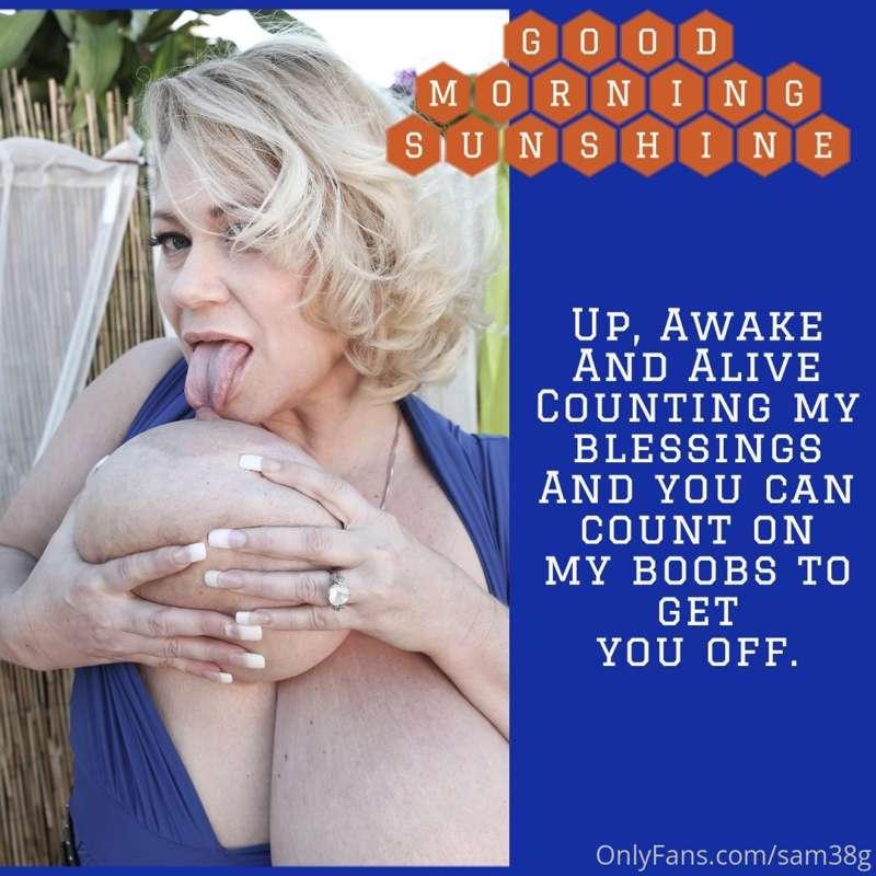 Up, awake & alive, counting my blessings.
And you can count ..
