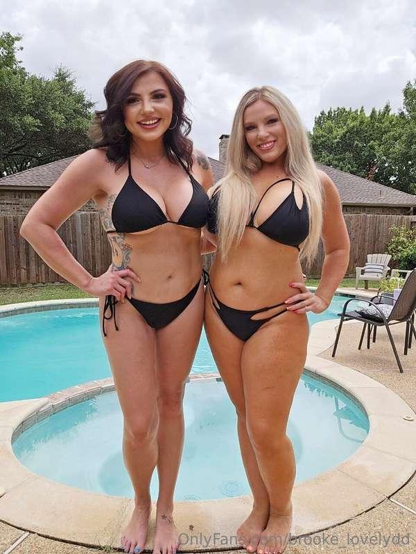 you need a blonde and a brunette to spice up your night.. me..