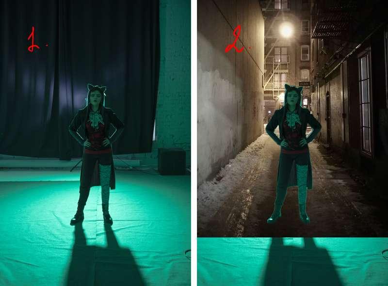 Before/after (change background)