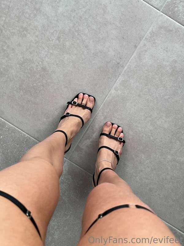 Do you want to lick my toes along with the soles of my sanda..