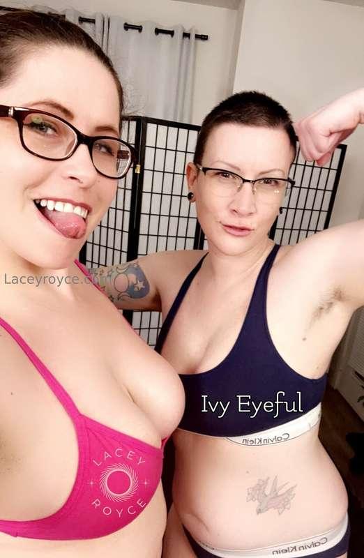 Shooting fetish clips with this babe @IvyEyeful all week!!  ..