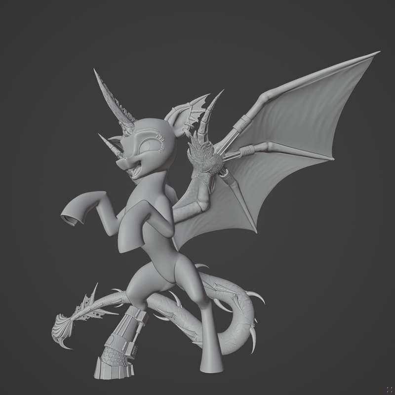 Demicorn commission WIP 2