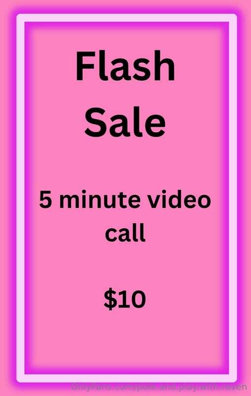Flash Sale. Video calls only $10 👀😍 Cum and get to know me. ..