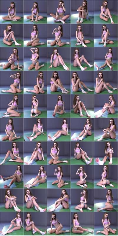 50 Sitting Pose Presets-part2