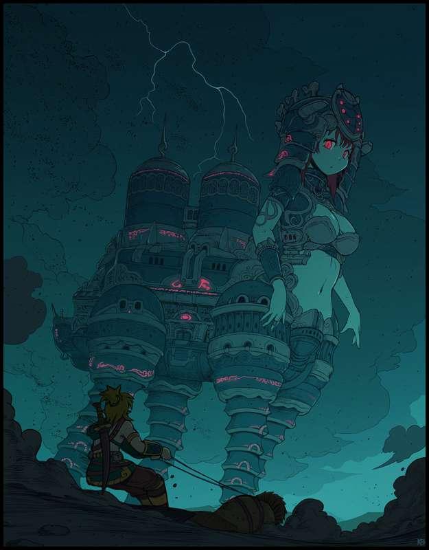 Approaching the divine giantess