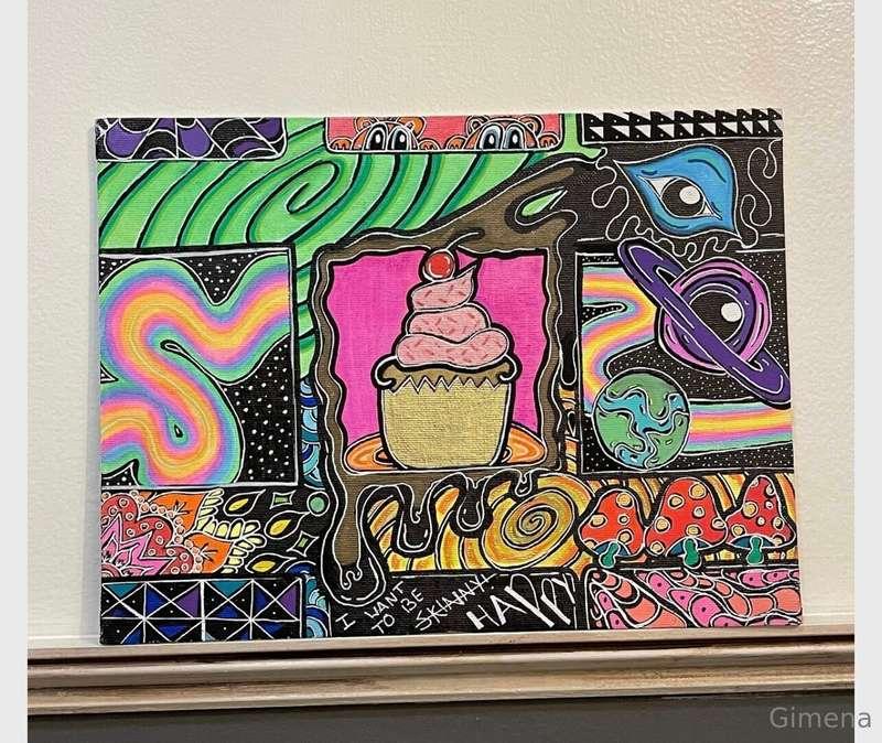 Should I do like a set? Buy my art from my Etsy and send me ..