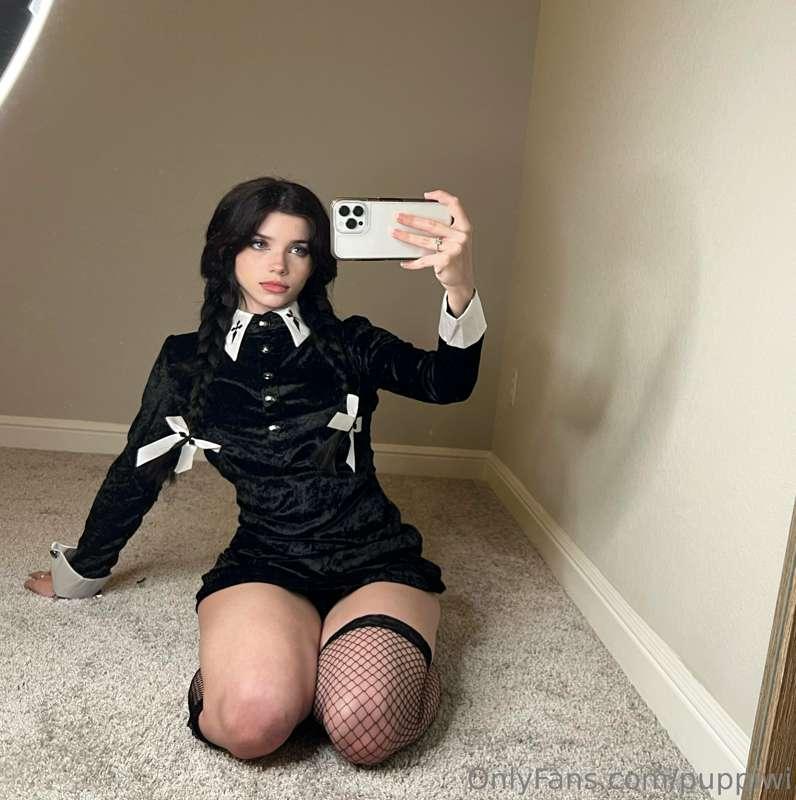 wednesday addams 🖤 
(dm for the full set :3)