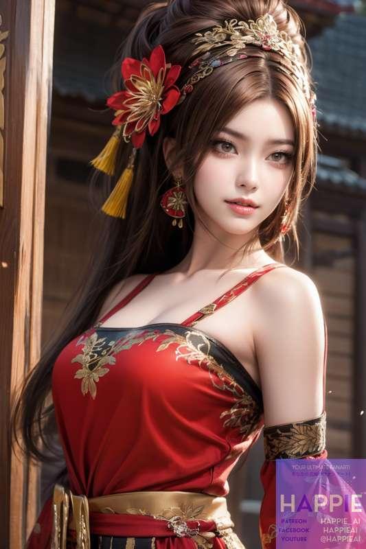 Request Work, RW159 Kaihime (Warriors Orochi) Preview
