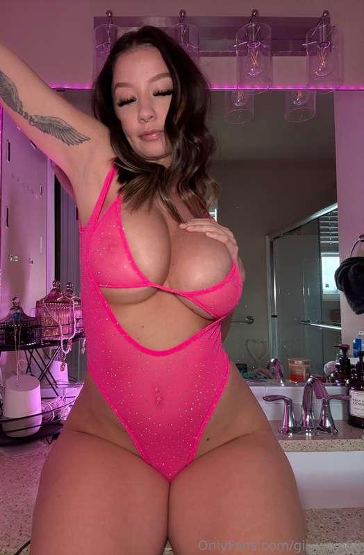 nipples are so pink you can barely see them 🫣