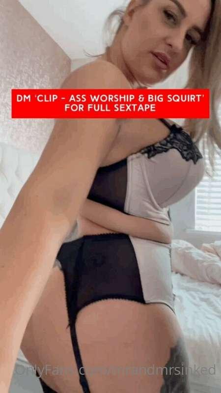 🍑ASS WORSHIP & BIG SQUIRT🍑 into ass worship then you need to..
