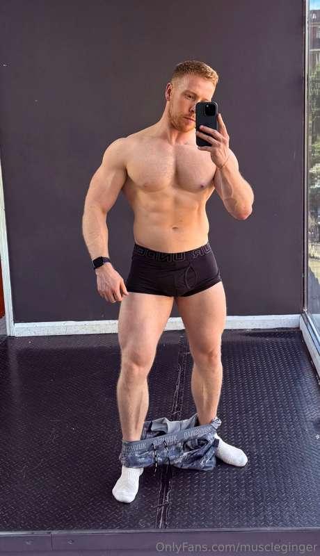 Big leg and butt day at the gym! Gonna get home and sit on m..