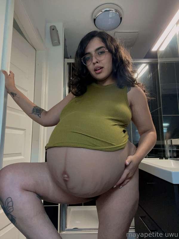 I got a massive pregnant belly yesterday! What do you think?