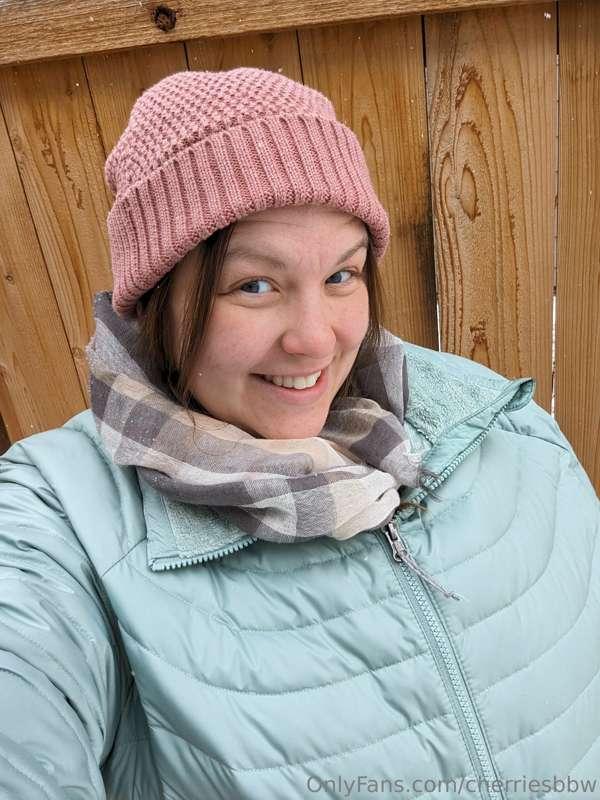 I don't know the last time it snowed on my birthday, so happ..