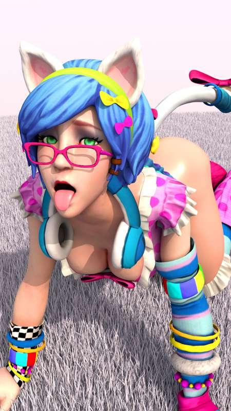 Bastet NSFW Render