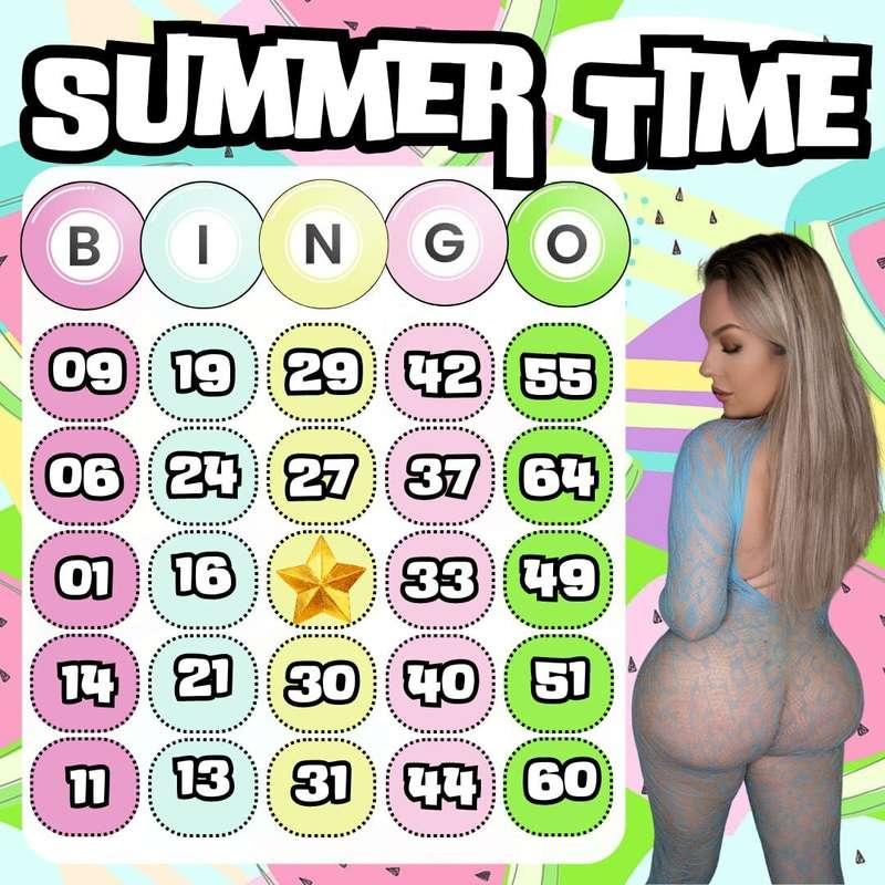 ☀️SUMMER TIME BINGO!!☀️Ive hidden BIG prizes behind each num..