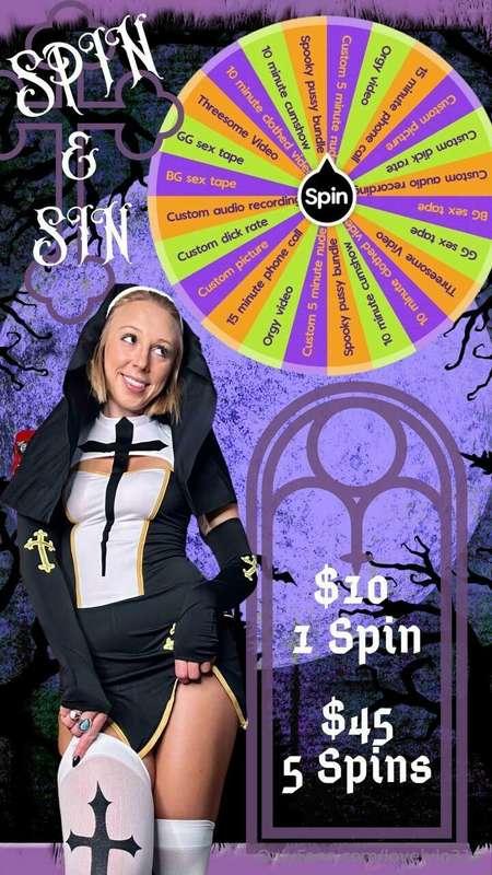 ***Trick or Treat*** 😈 $7 spins for the last day of this whe..