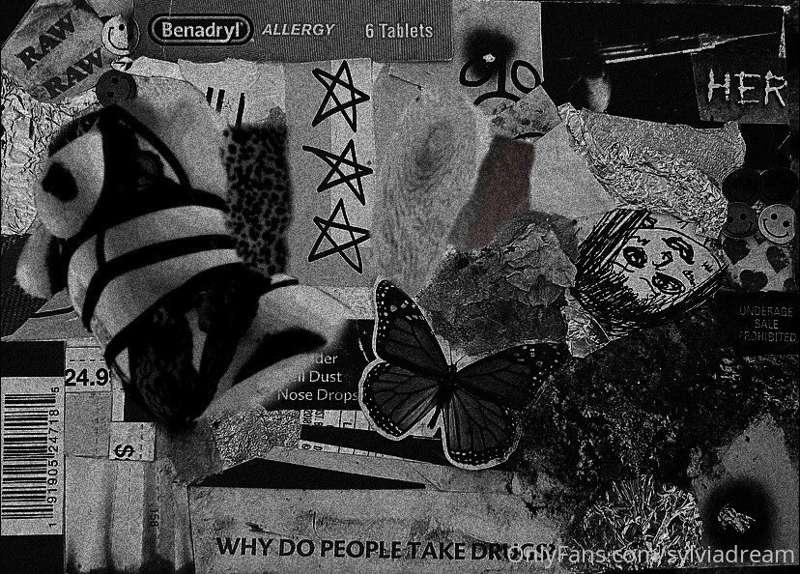 a lil naughty collage i just finished 💋