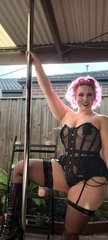 One day I'll actually learn how to use the pole properly but..