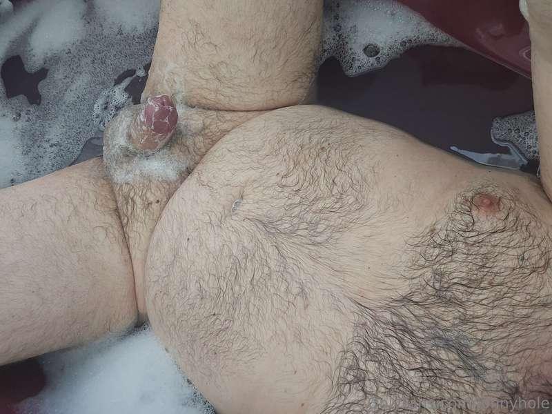 Who's going to come scrub my back?