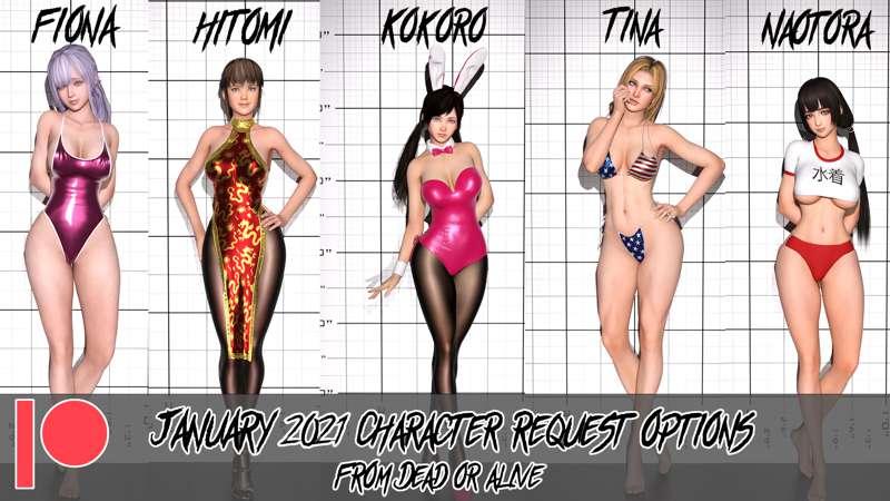 Character Request Tier options 