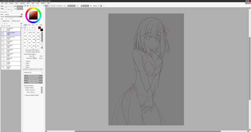 Progress on Sango's beach episode~