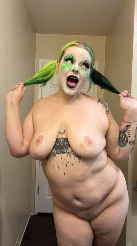 wanna mess up my clown makeup?