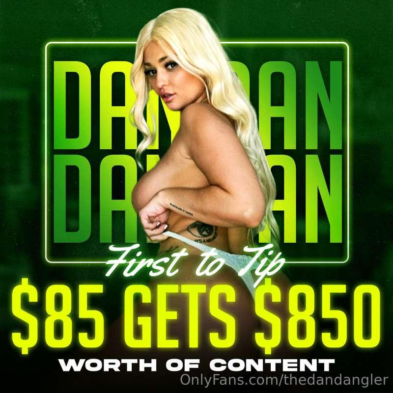 😇ACT FAST AND BE REWARDED😇  😍BE THE FIRST TO TIP $85 FOR $85..