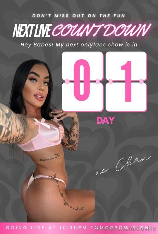 dont miss out 👀   TOMORROW NIGHT AT 10:30PM EST ♡