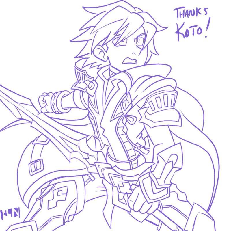 Kotokaname Reward doodle!