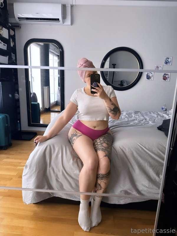 À votre avis les cheveux sont comment sous la serviette?😍💗 @..